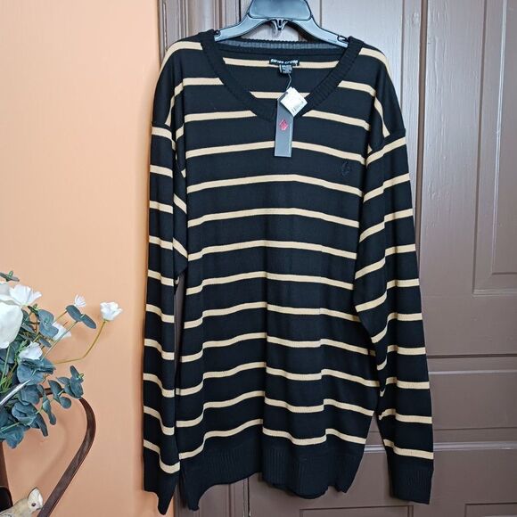 Swiss Cross Men's size 3XL Long Sleeve V-Neck Sweater - Picture 1 of 9